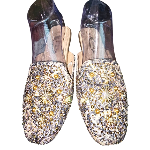 Atalina Shoes - 🔥Atalina Embellished Mules